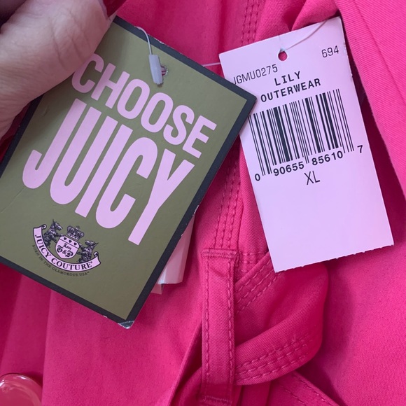 Juicy Couture Pink Trench coat - Picture 7 of 8